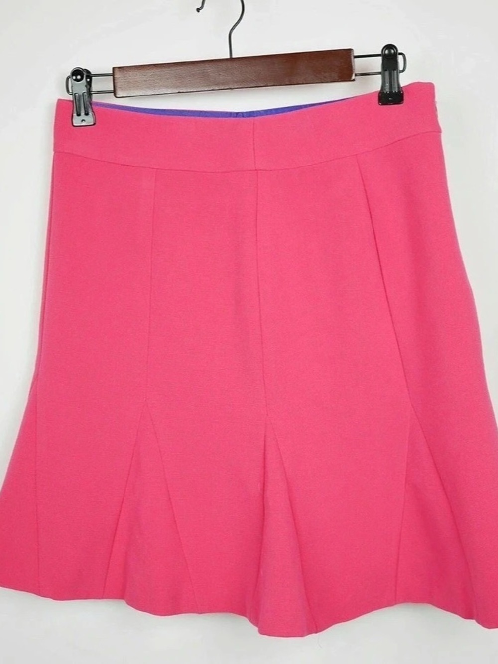 Banana Republic Watermelon Pink Flared Skirt Size 8 Like New